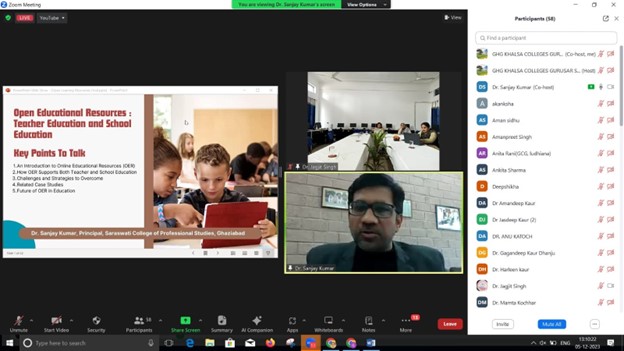 Faculty Development Programme on OER 