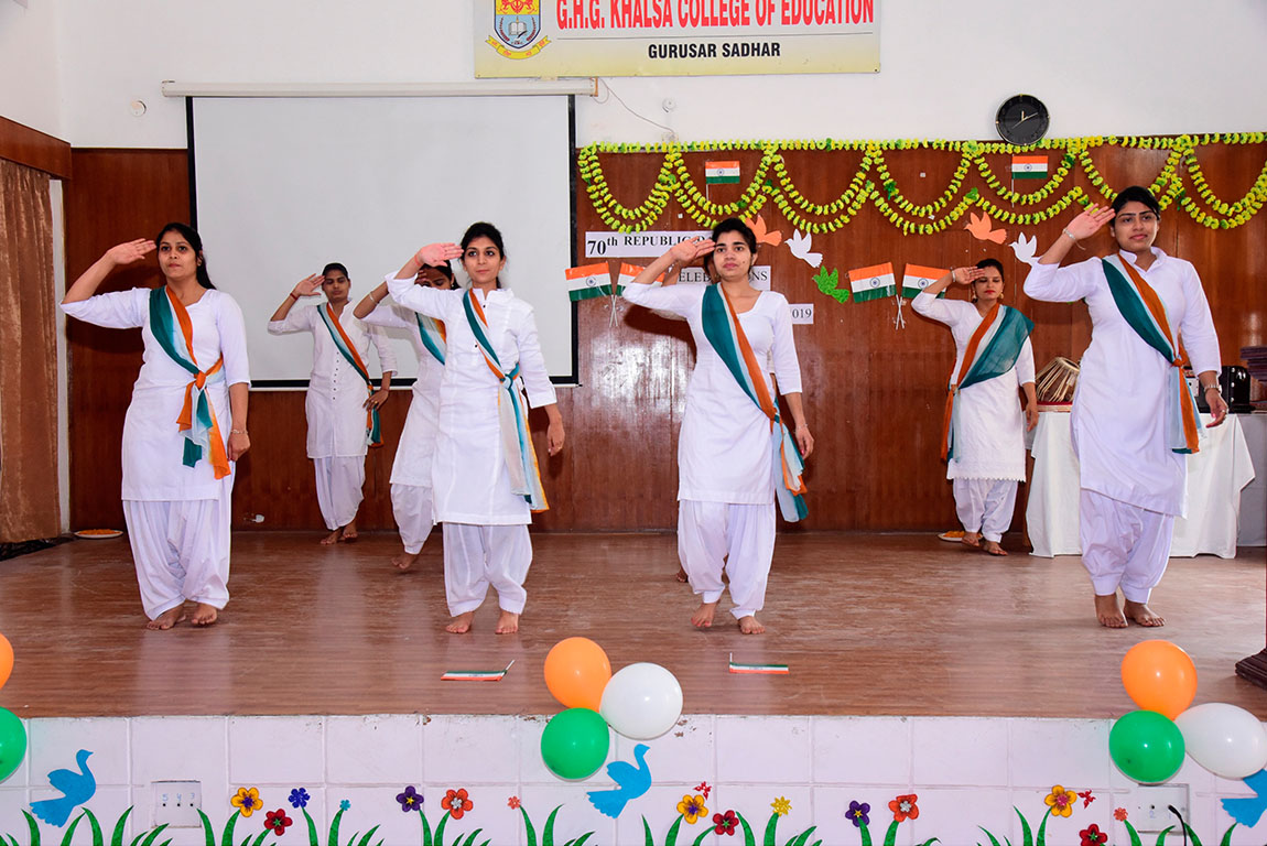 Republic Day Celebration at G.H.G Khalsa Colleges, Gurusar Sadhar