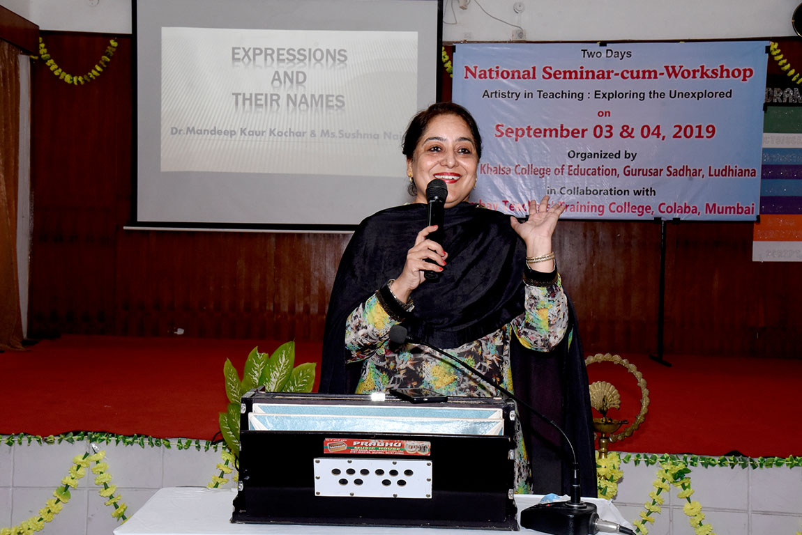 National Seminar cum Workshop Organized by G.H.G Khalsa College of Education, Gurusar Sadhar