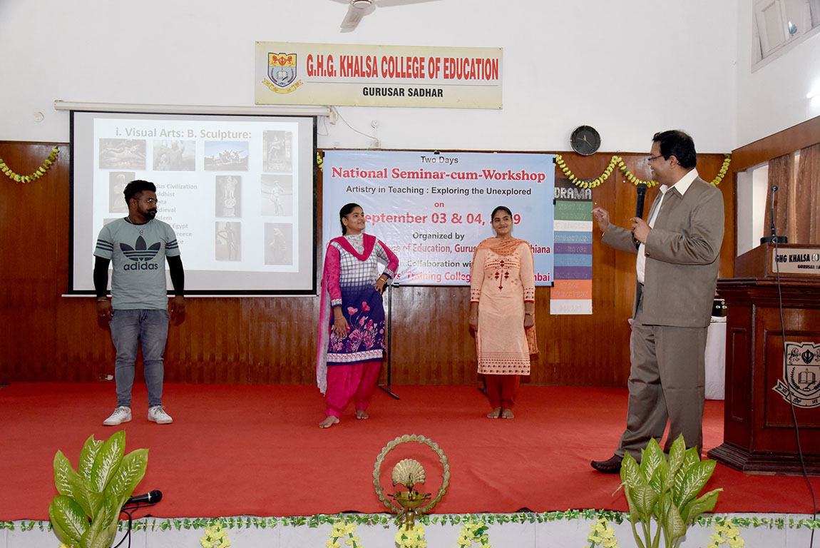 National Seminar cum Workshop Organized by G.H.G Khalsa College of Education, Gurusar Sadhar