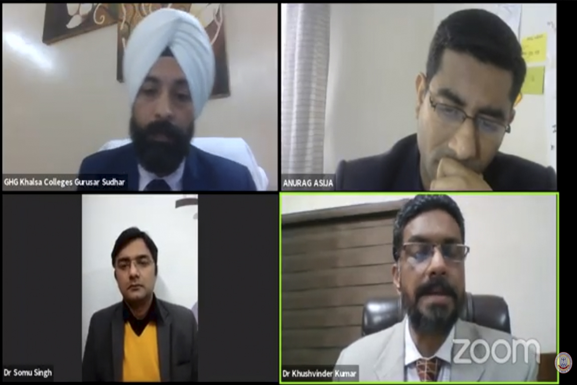 G.H.G Khalsa College of Education, Gurusar Sadhar organized Panel Discussion on Teacher Education in National Education Policy 2020
