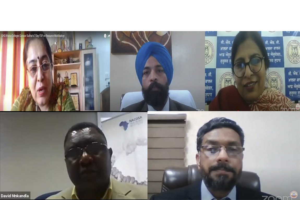 Seven day long FDP on Resource Mobilization Concluded at G.H.G Khalsa College of Education, Gurusar Sadhar