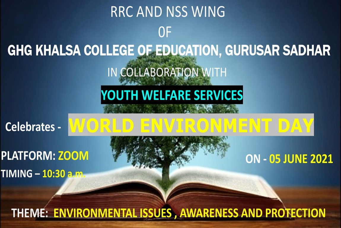 Students and Faculty of G.H.G. Khalsa College of Education, Gurusar Sadhar Spread the Message of Environment Conservation by Celebrating World Environment Day