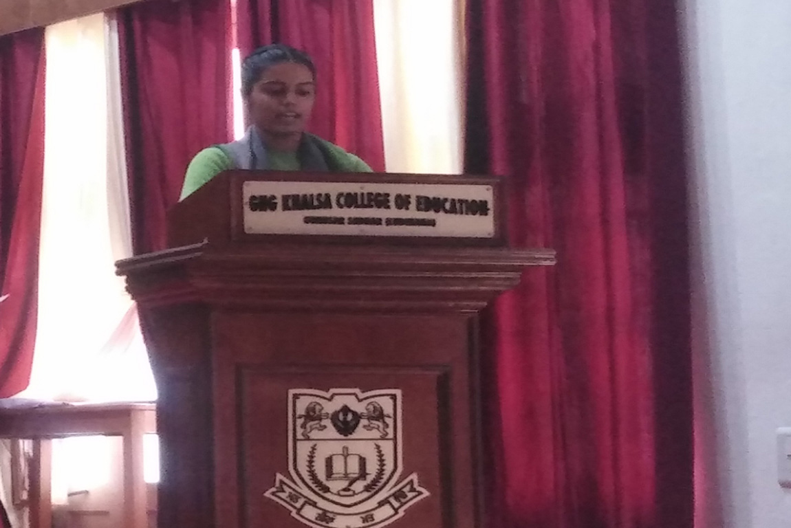 Constitution Day Celebrated at G.H.G Khalsa College of Education, Gurusar Sadhar