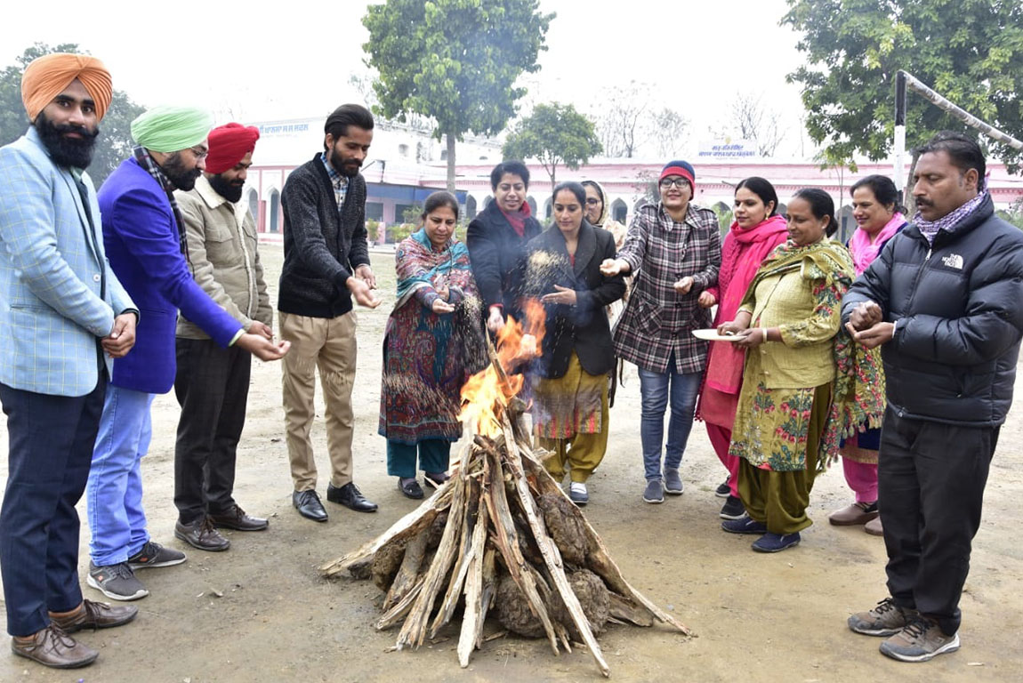 G.H.G. Khalsa College of Education, Gurusar Sadhar Celebrated Lohri Festival