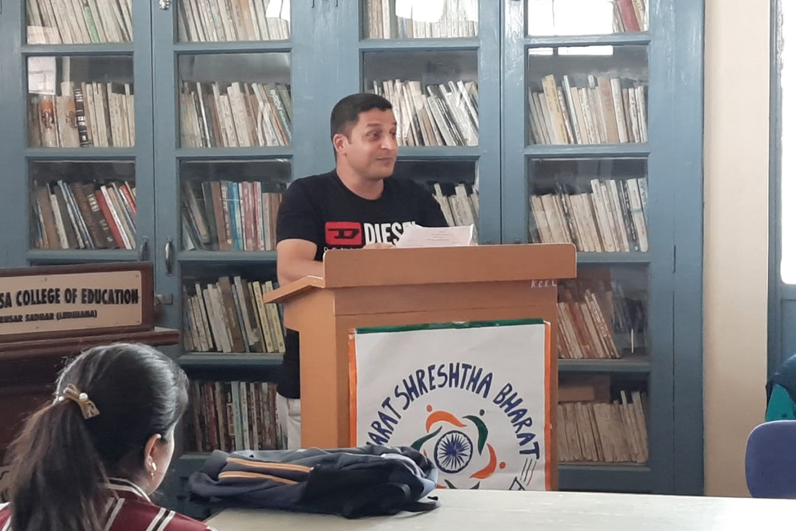 G.H.G. Khalsa College of Education, Gurusar Sadhar organized Poem
Recitation Event under Ek Bharat Shresth Bharat Campaign