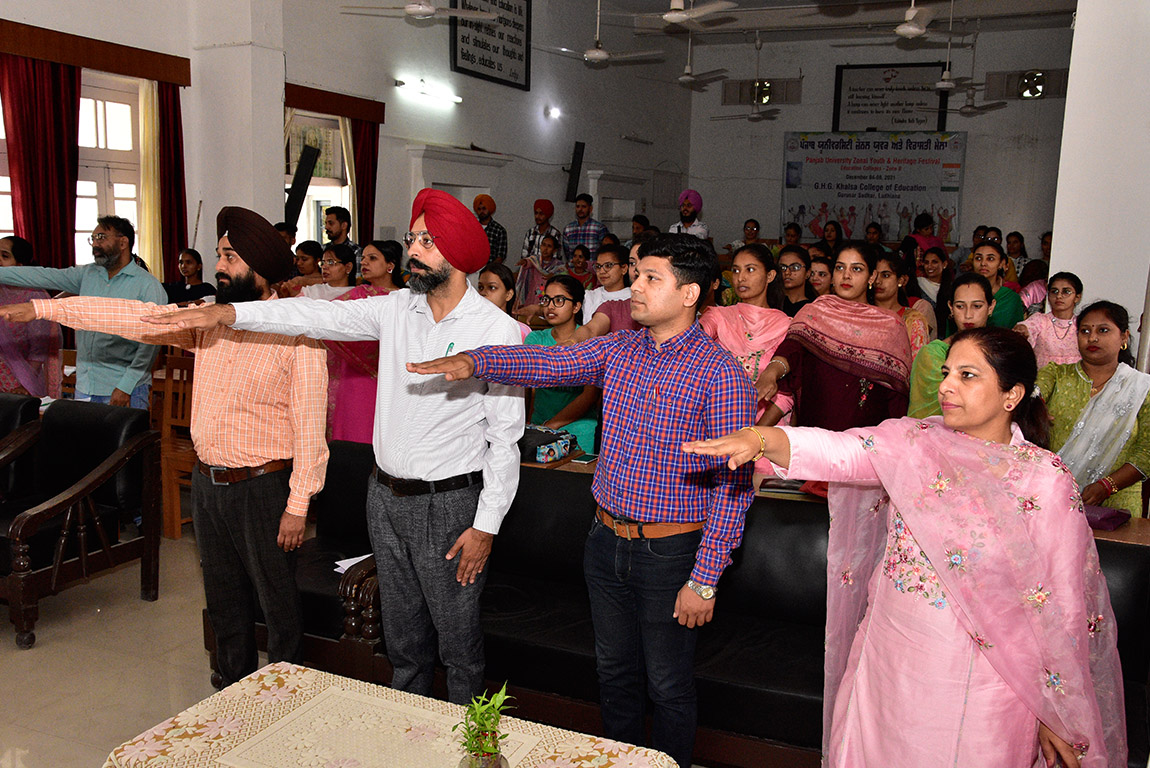 G.H.G. Khalsa College of Education Gurusar Sadhar observed Anti-Terrorism day