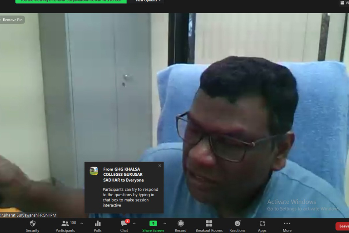 Online Workshop on Intellectual Property Rights Organized at G.H.G. Khalsa College of Education, Gurusar Sadhar Under National Intellectual Property Awareness Mission