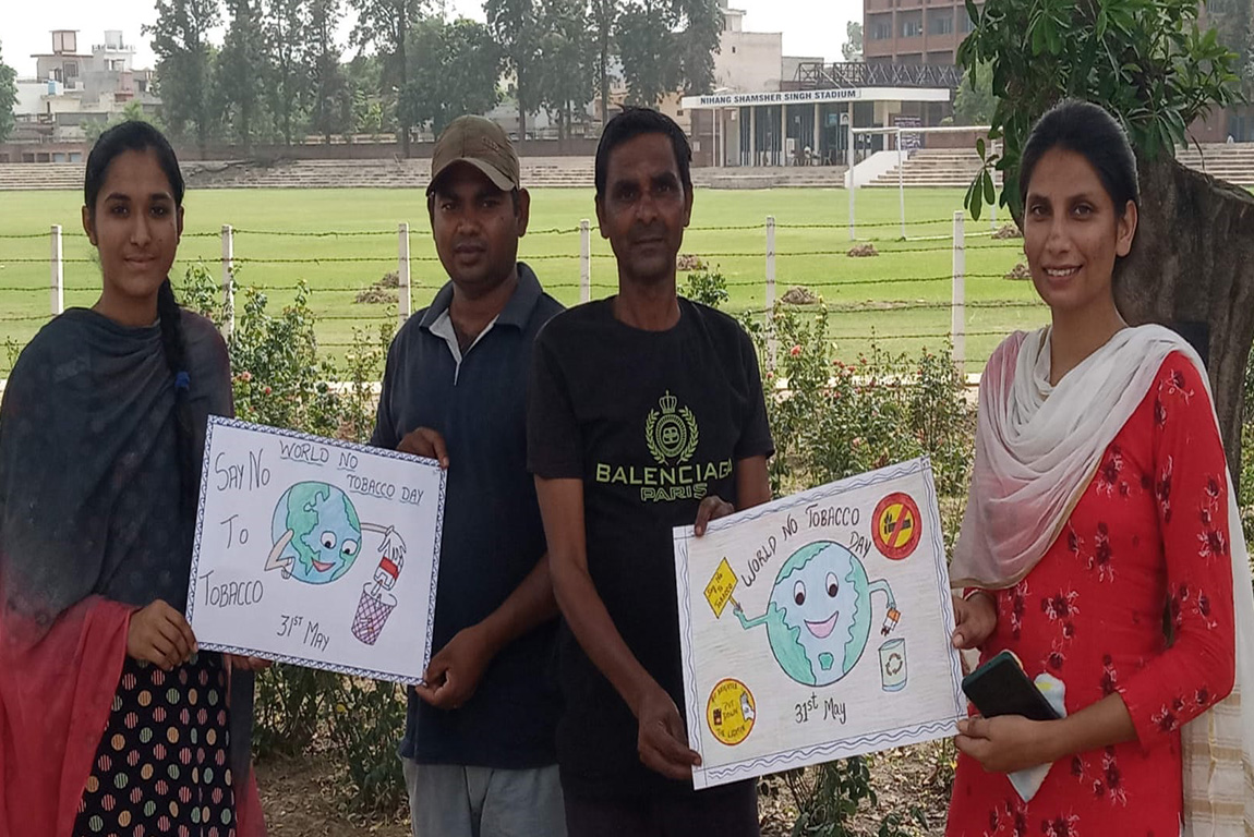 G.H.G. Khalsa College of Education, Gurusar Sadhar Observed World No Tobacco Day