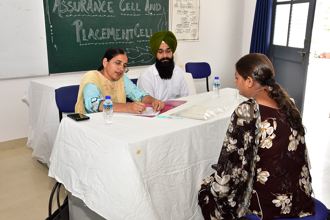 Mega Campus Placement Drive at G.H.G. Khalsa College of

Education, Gurusar Sadhar