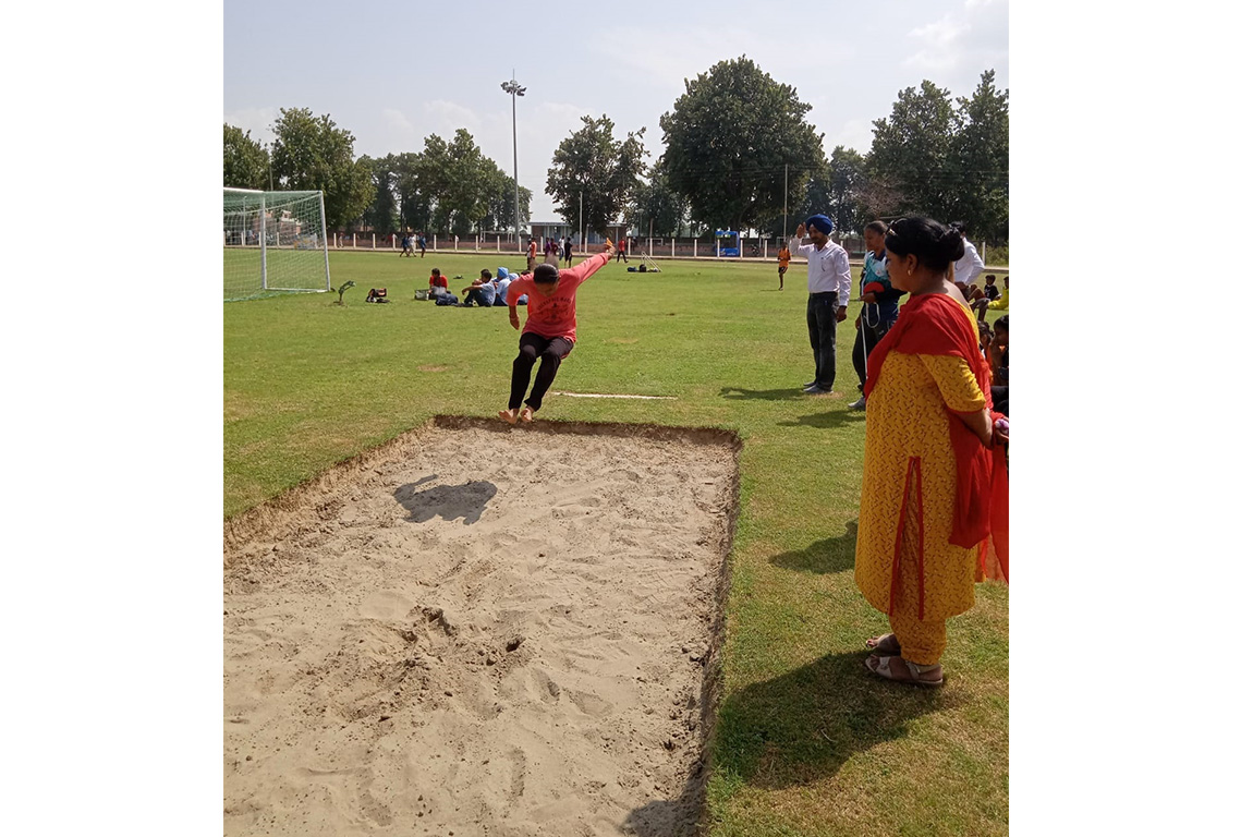 Splendid Performance of the Students of G.H.G. Khalsa College of Education,
Gurusar Sadhar in Block Level Sports Competition under 